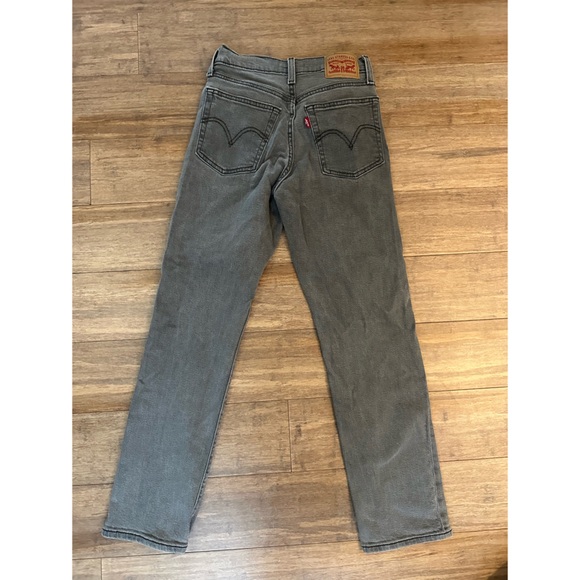 Levi’s Women’s Wedgie Straight Jeans in Cosmic Comet - Picture 4 of 9